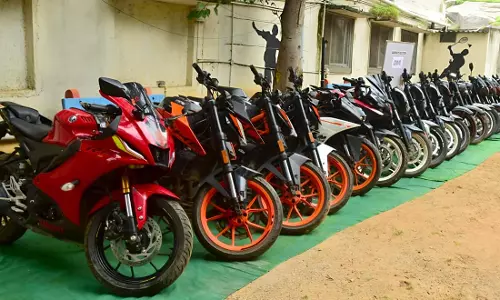 Businessman among 5 Held in Bike Theft Cases in Cyberabad Businessman among 5 Held in Bike Theft Cases in Cyberabad