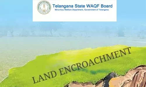 Telangana Waqf Board Stops Illegal Encroachment on Guttala Begumpet Land