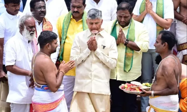 Krishna Waters Reaching Kuppam Milestone For Rayalaseema: CM