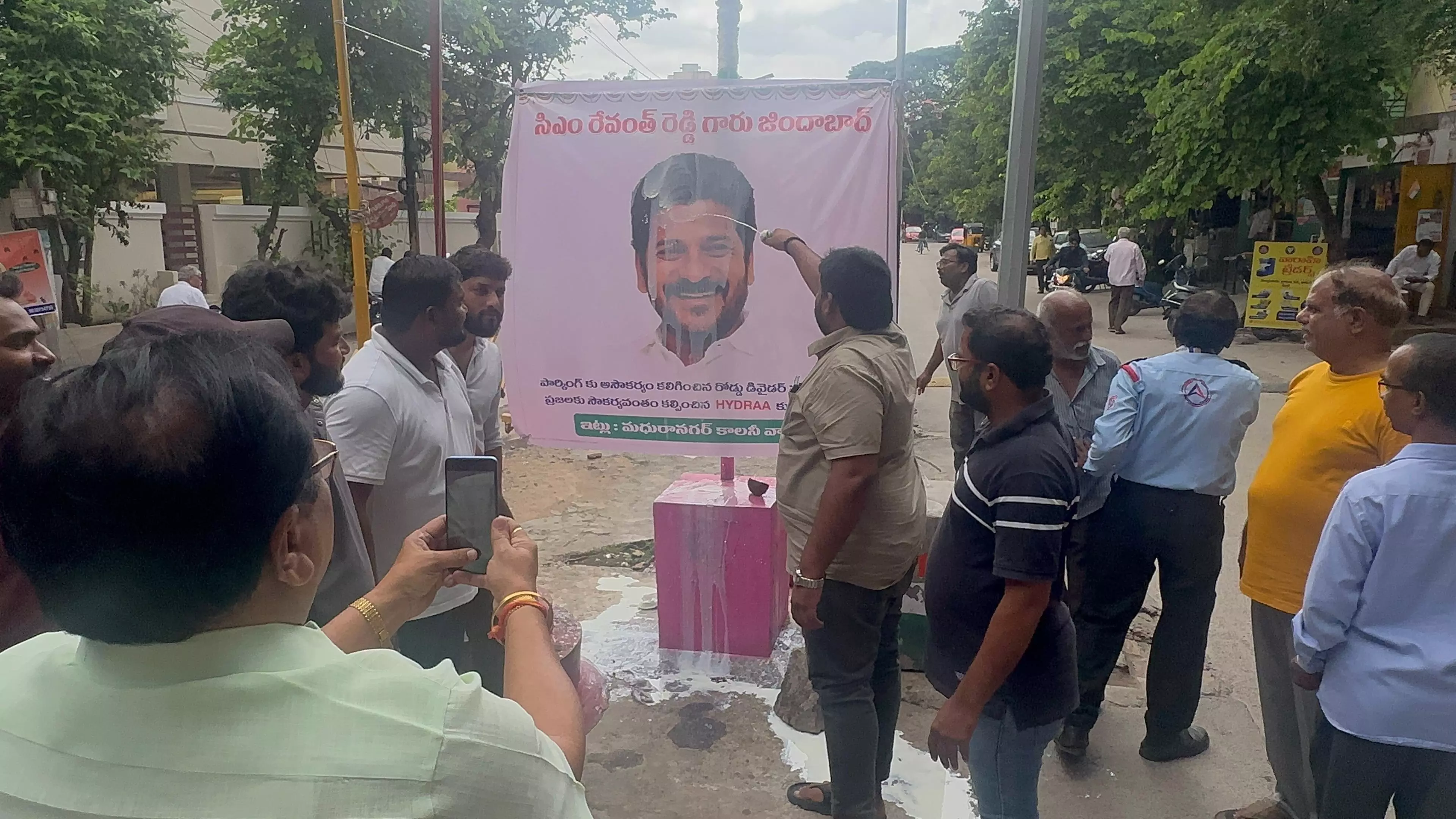 Madhuranagar Residents Celebrate Hydraa’s Swift Fix