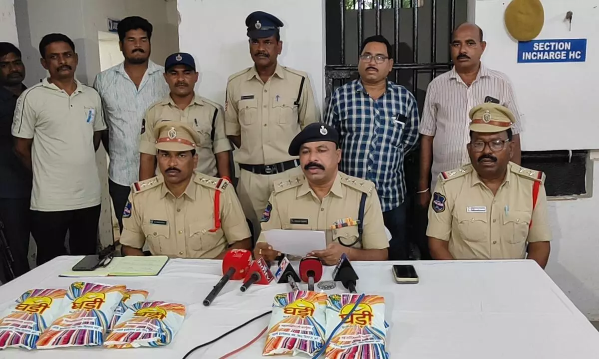 Adilabad Police Seize 15 Quintals of Spurious Detergent