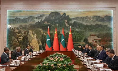 Xi Meets Maldives President Muizzu