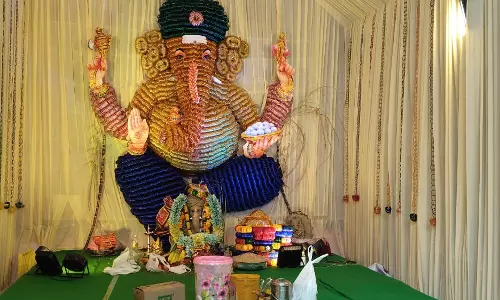 Unique Ganesha Idols Leave Devotees In Awe In Nellore