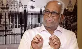 Sudershan Reddy Arrives in Hyderabad for Vice-Presidential Campaign