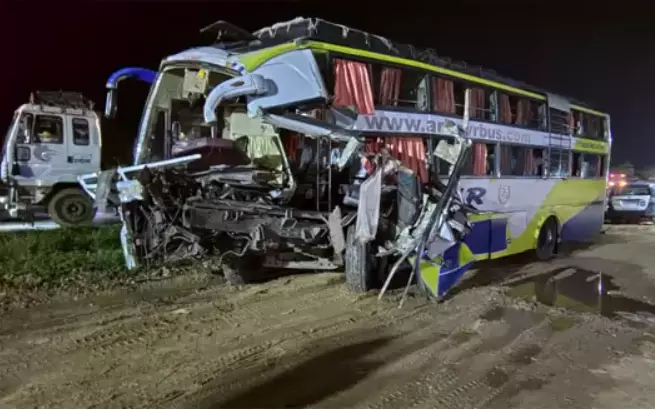 Three Killed, Five Injured in Bus-Lorry Collision on NH-44 in Mahabubnagar