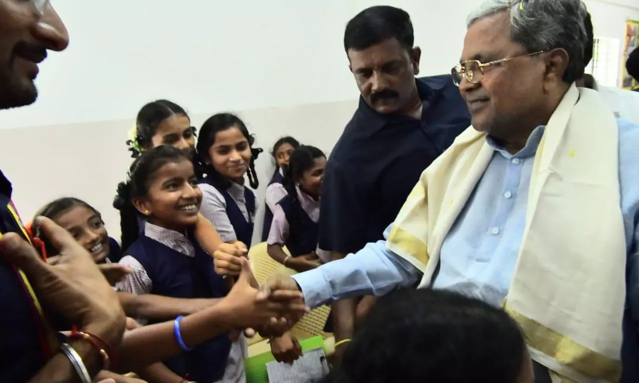 Kia Adopts Government School In CM Siddaramaiahs Native Village For 3 Years