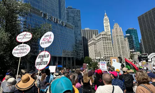 Trumps Policies Spark Protests in Multiple US Cities on Labor Day