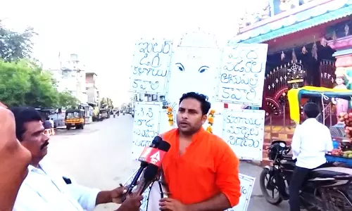 Telangana: Use of Ganesh Idol in Protests Sparks Heated Debate