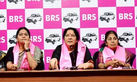 BRS Women Leaders Welcome KCR’s Decision to Suspend Kavitha