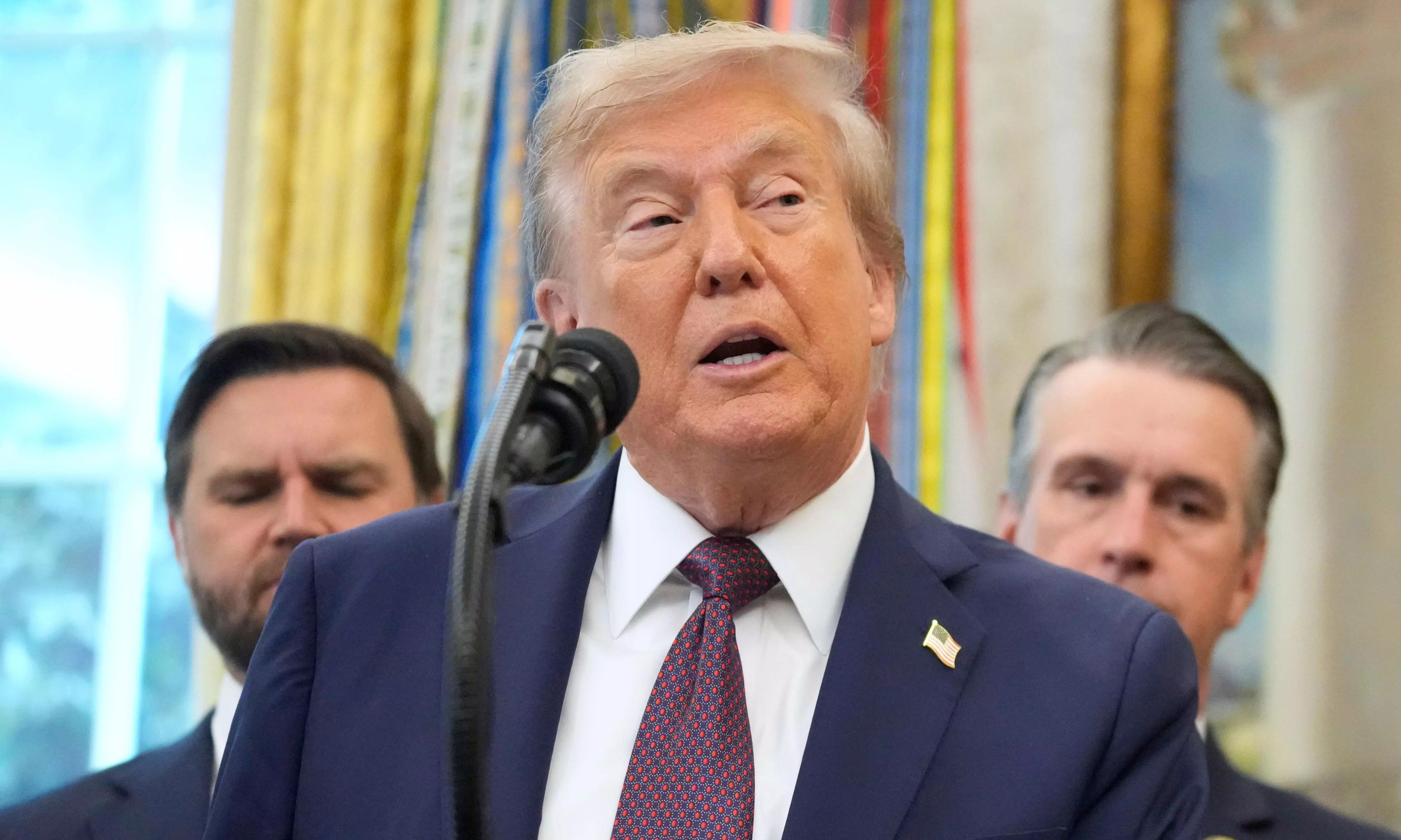 Trump Defends Tariffs, Calls India Trade Ties One-Sided