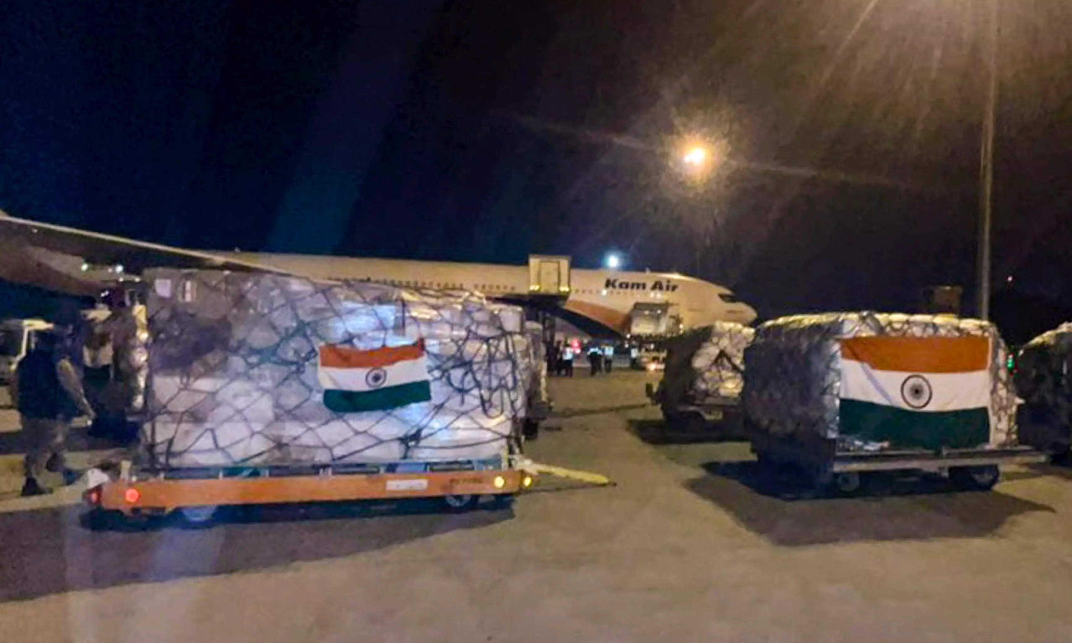 India Sends 21 Tonnes of Earthquake Aid to Afghanistan