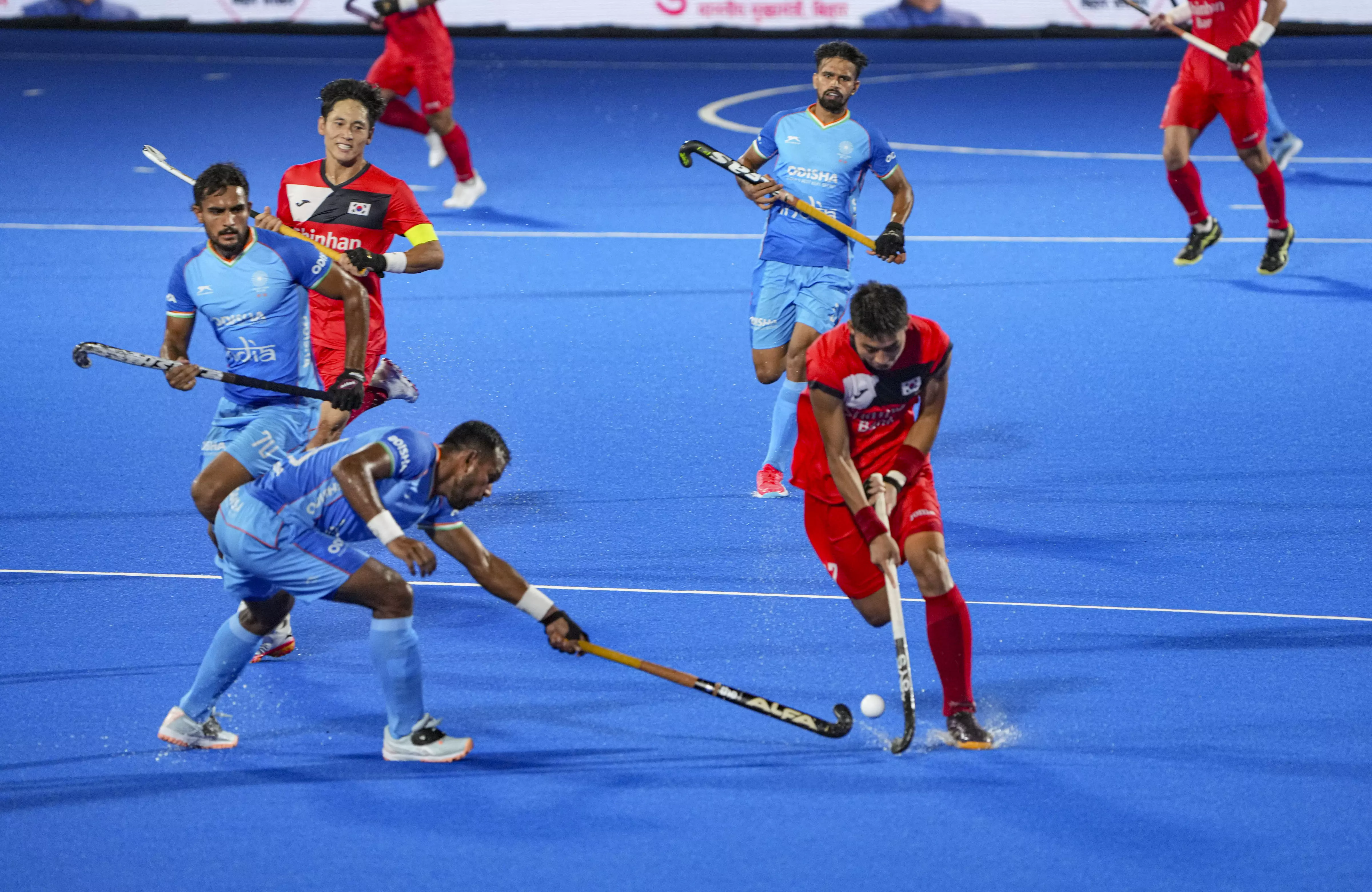 India, Korea Play Out 2-2 Draw