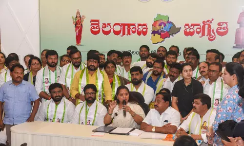 Kavitha Resigns from BRS, Quits as MLC