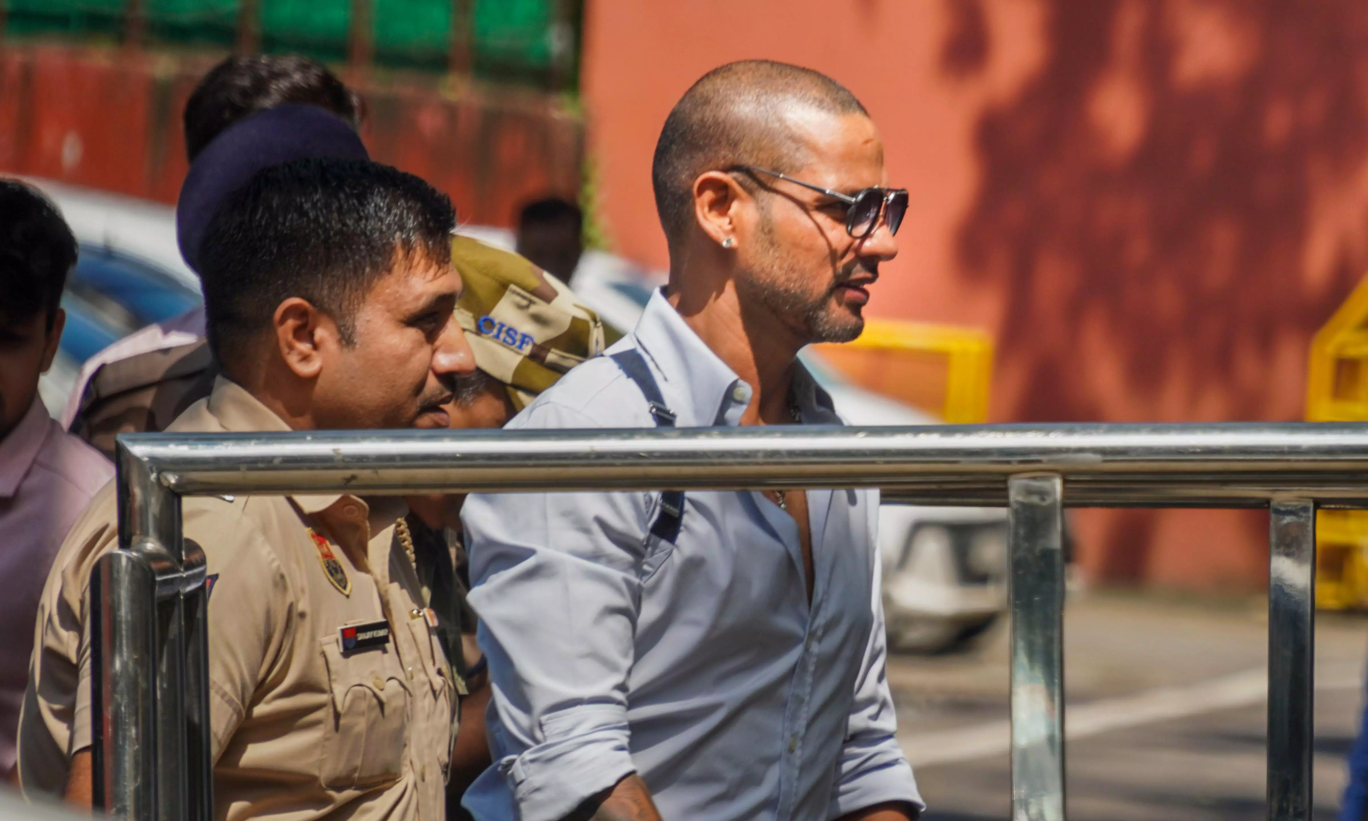 Shikhar Dhawan Appears Before ED