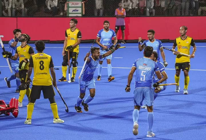 India Defeat Malaysia 4-1 in Asia Cup Hockey