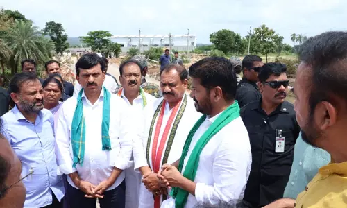 Revanth Assures Full Support to Flood-Hit Farmers in Kamareddy Revanth Assures Full Support to Flood-Hit Farmers in Kamareddy