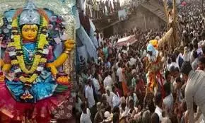Stage Set For The Famous Sri Poleramma Jatara in Venkatagiri Stage Set For The Famous Sri Poleramma Jatara in Venkatagiri