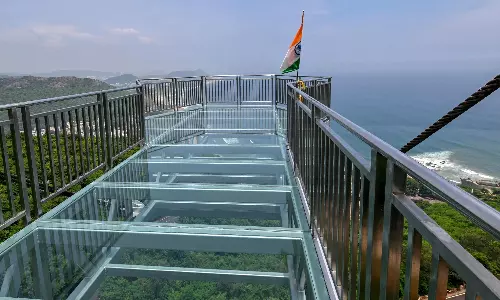 India’s Longest Glass Skywalk To Open In Vizag India’s Longest Glass Skywalk To Open In Vizag