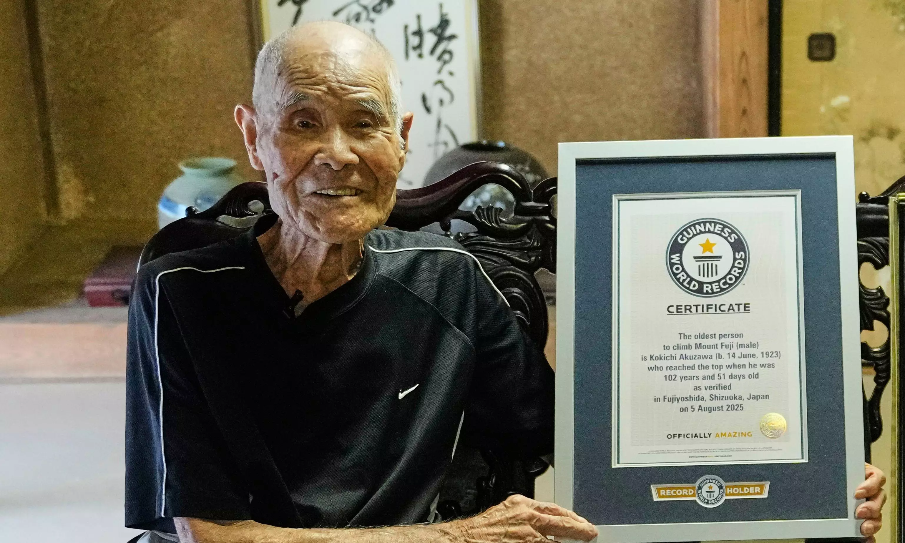 At 102, Japanese Man Becomes Oldest to Climb Mount Fuji