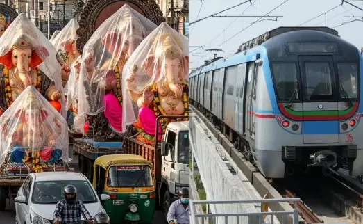 Hyderabad Metro Extends Services for Ganesh Immersion