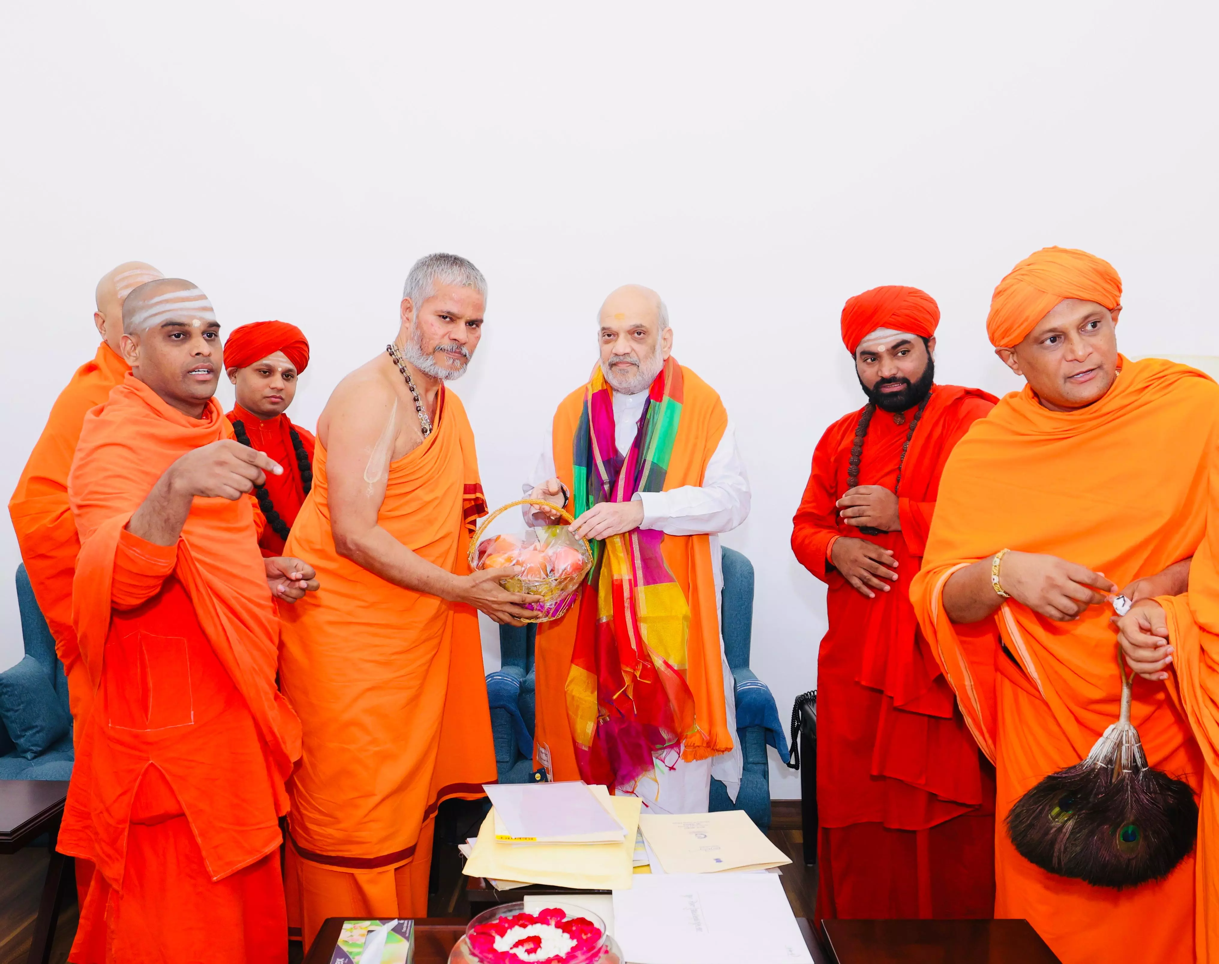 Swamijis Urge NIA Probe into Dharmasthala Row, Meet Amit Shah