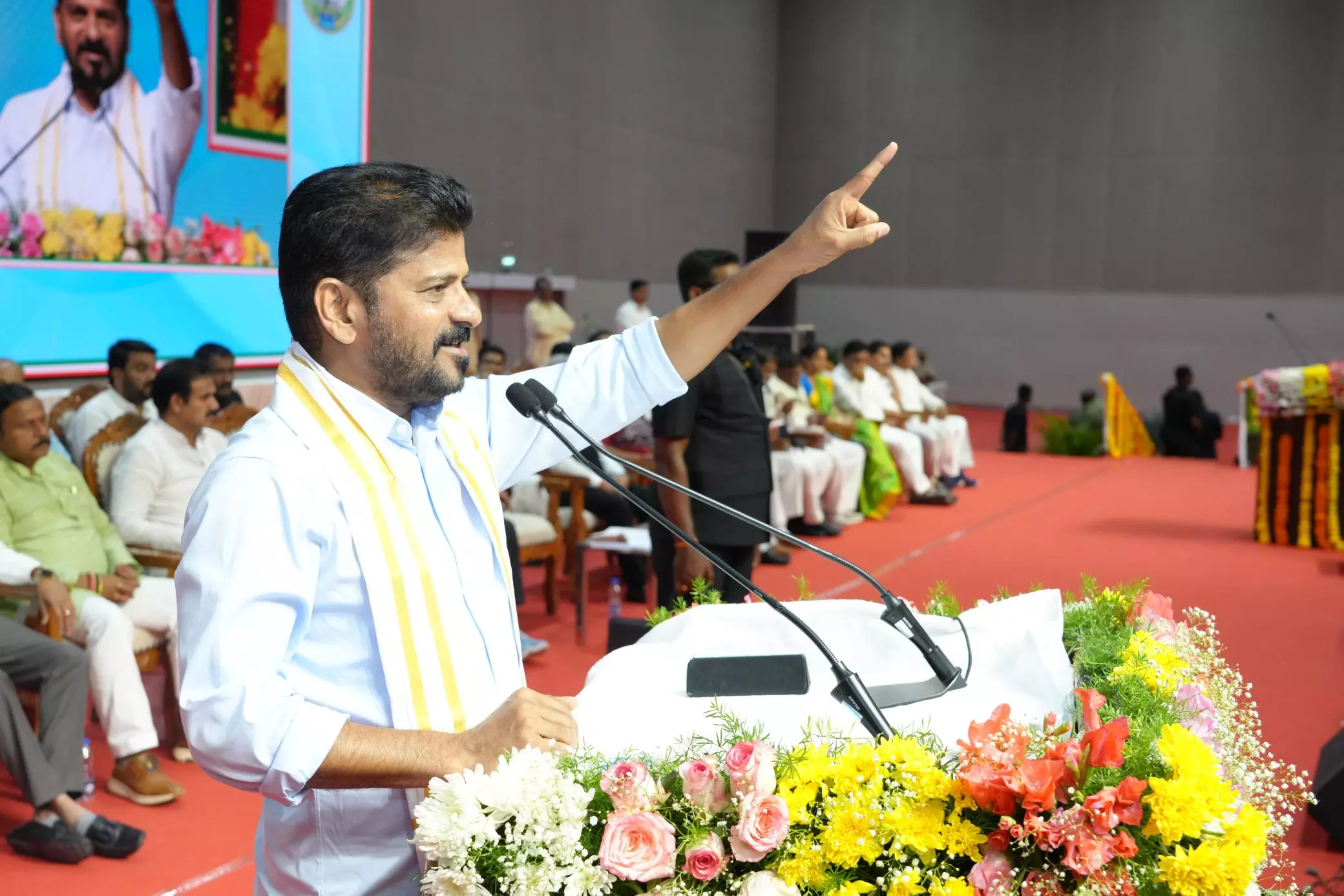 Revanth interacts with students on teachers’ day