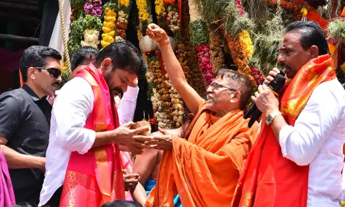 Hyderabad Stands As Symbol of Harmony, Says Revanth After Khairatabad Ganesh Darshan