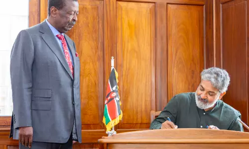 Rajamouli Shares His Experience Of Working In Kenya