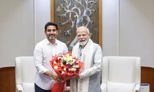 Lokesh Calls on PM Modi, Seeks Greater Central Support for AP