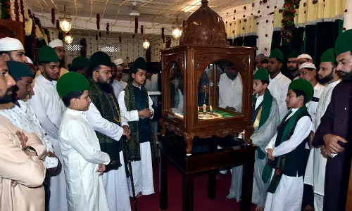 Lakhs of Muslims Celebrate Milad-Un-Nabi in Hyderabad