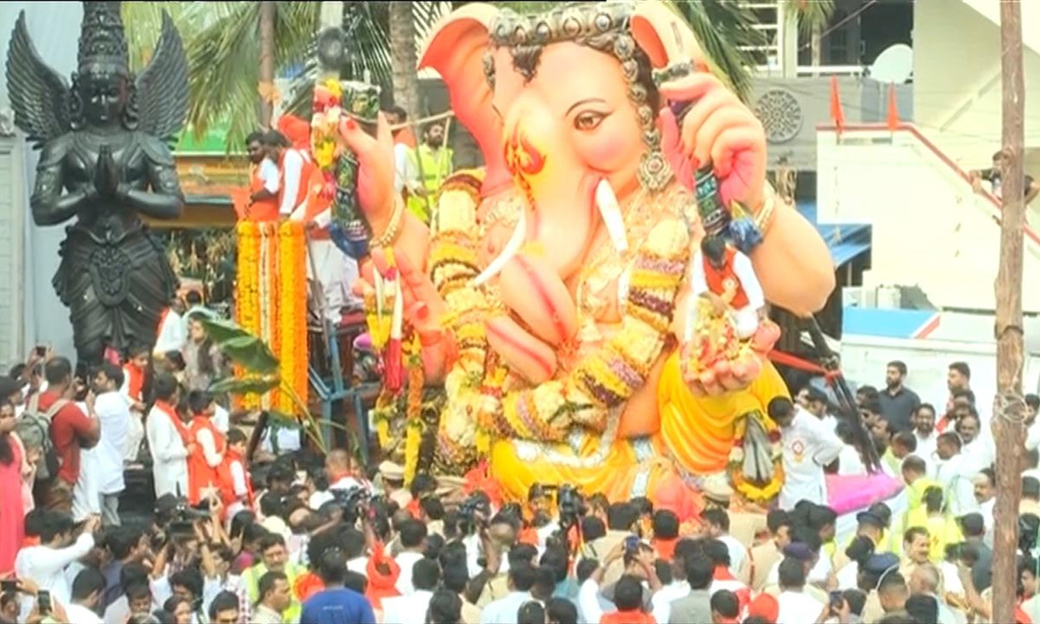 Gajuwaka Celebrates Ganesh Immersion, Including Record Idols
