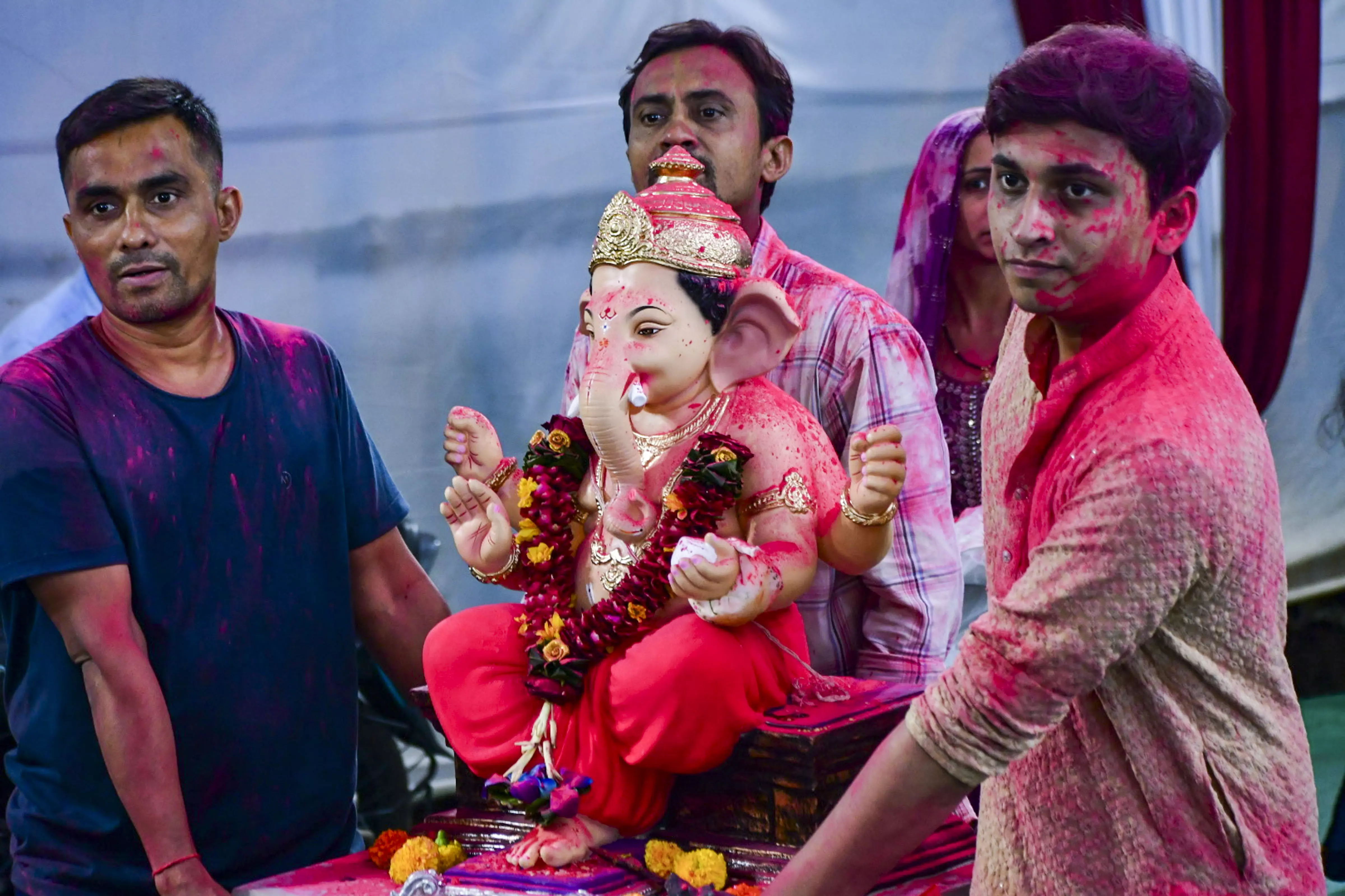 Ganesh Idol Immersions Bring Mumbai Alive with Processions