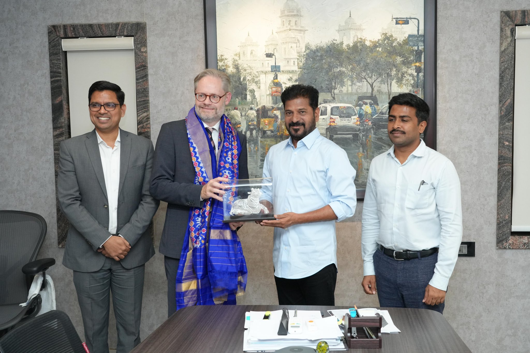 Denmark Ambassador Meets Telangana CM to Discuss Partnerships