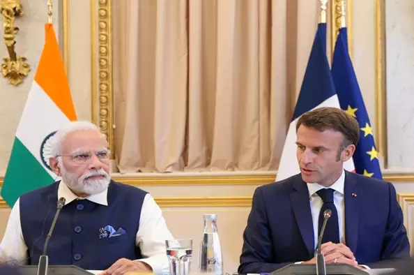 Modi, Macron Discuss Ukraine; Reaffirm India-France Strategic Partnership