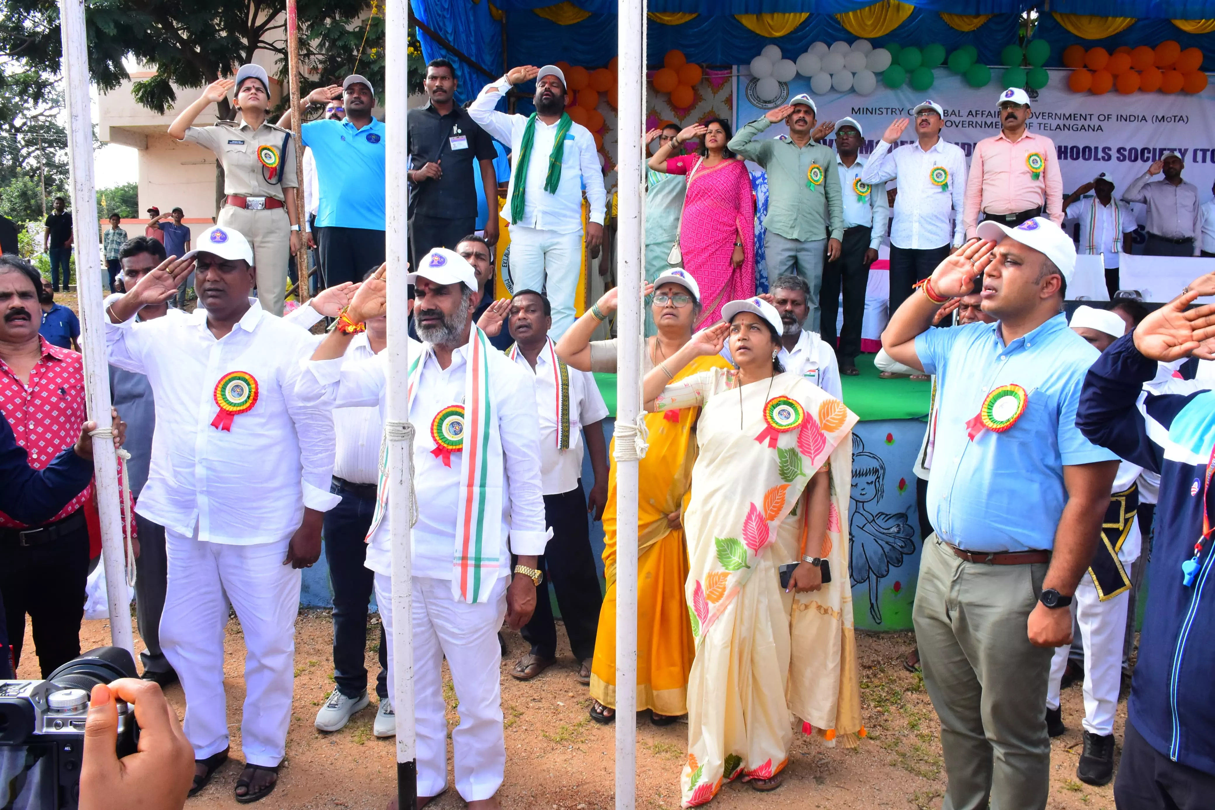 5th EMRS Sports Meet Begins in Sircilla