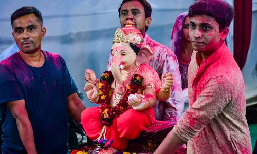 Ganesh Idol Immersions Bring Mumbai Alive with Processions
