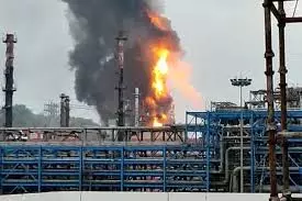 Lightning Strikes Methanol Tanker At EIPL In Vizag, None Hurt