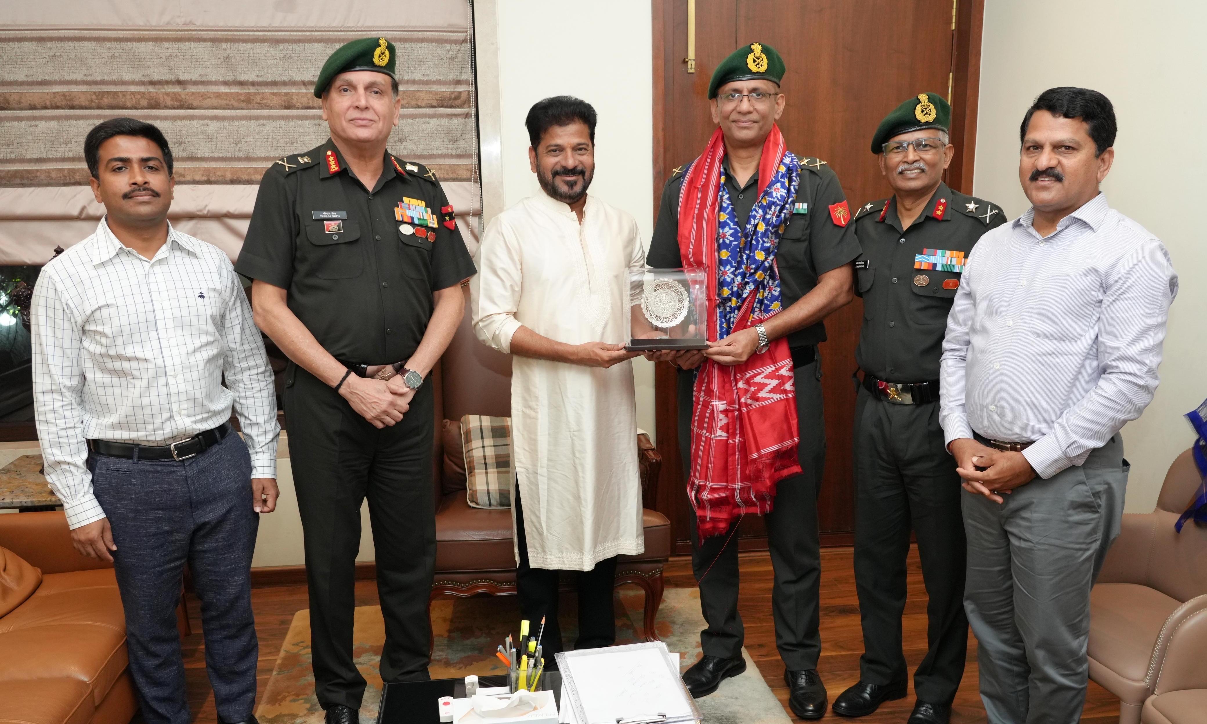 Telangana CM, Army Discuss Civil-Military Cooperation
