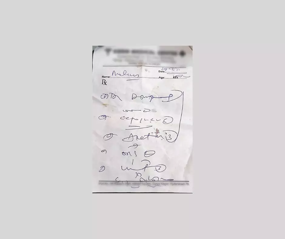 Doctors Fail Handwriting Test