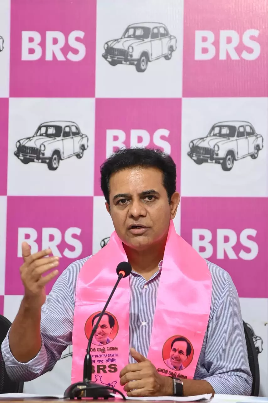 KTR Demands Apology From Revanth on KLIS