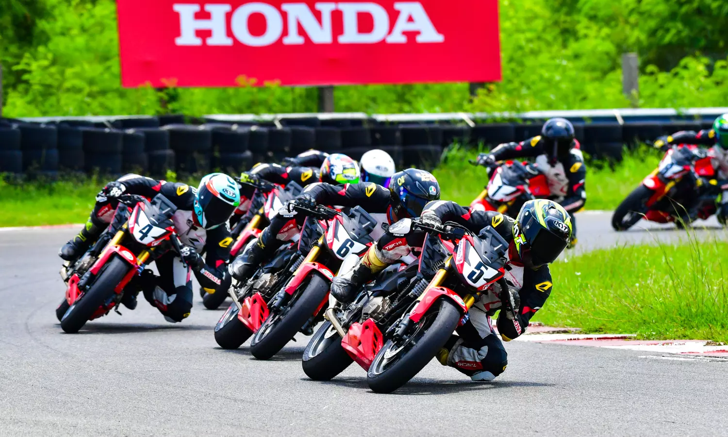 Honda India Talent Cup: Raivat Dhar Leads in Race 2 of Round 3