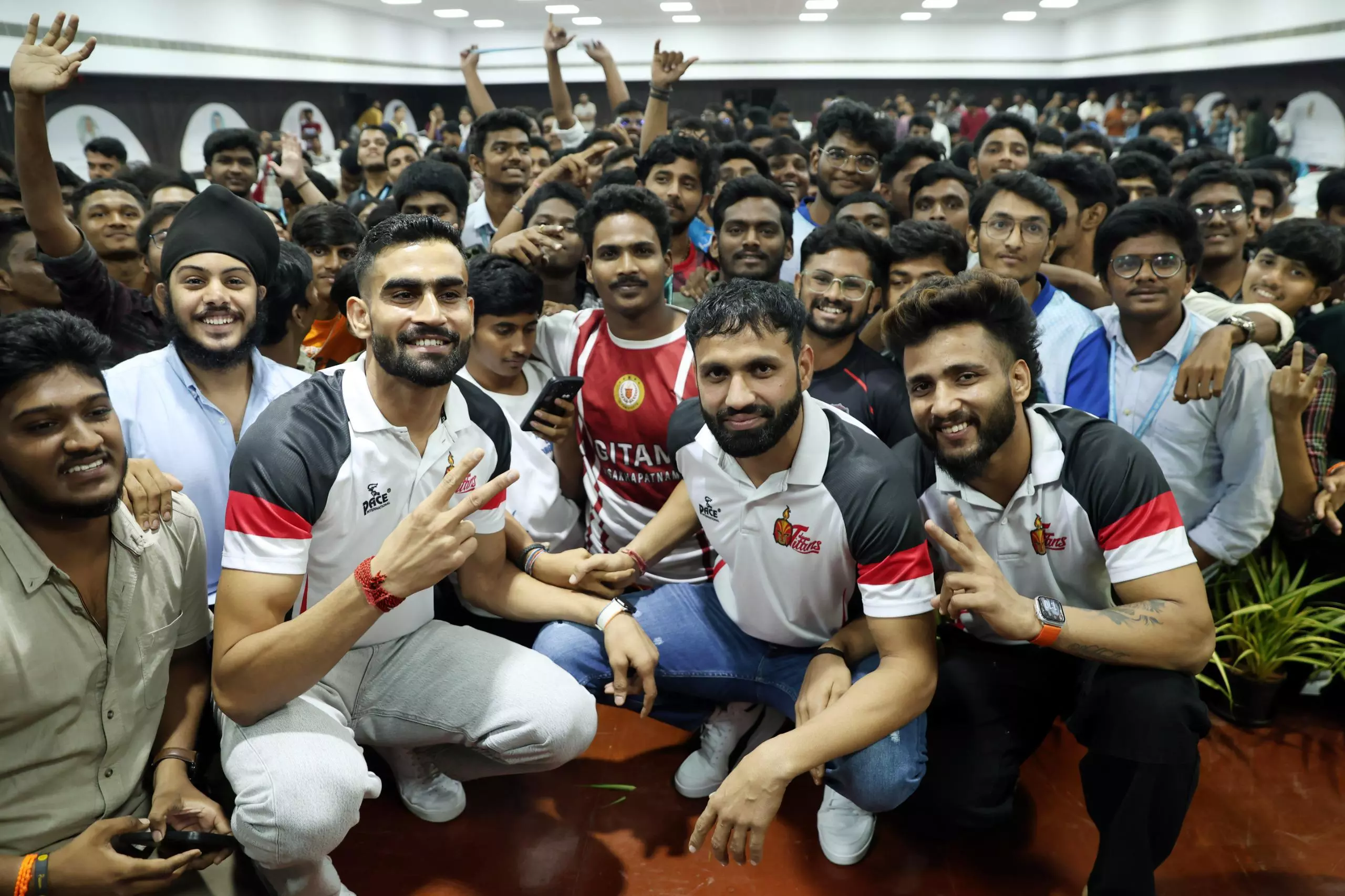 Telugu Titans Bring Pro Kabaddi League Excitement to GITAM University