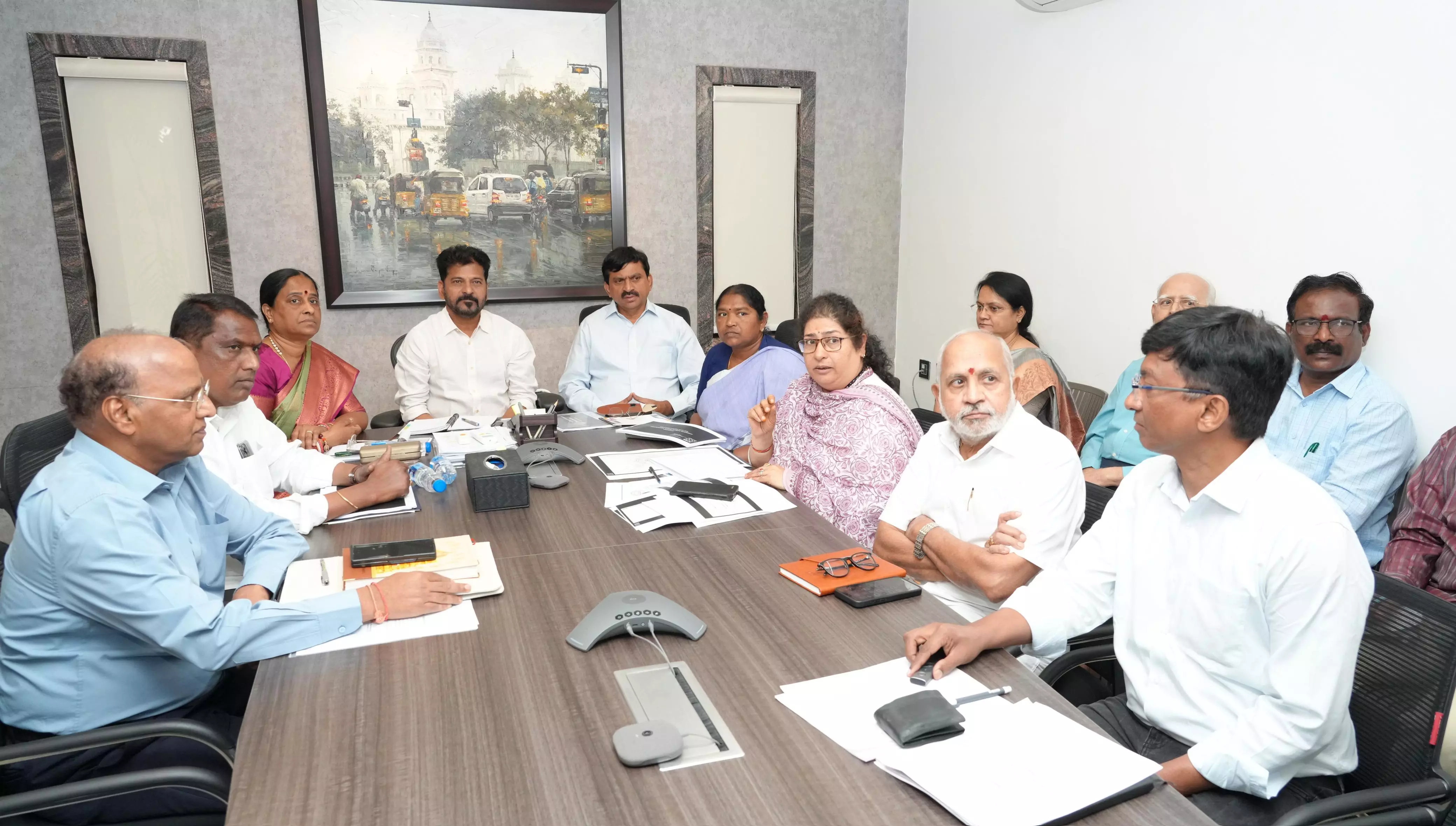 CM Revanth Tells Officials to Speed Up Works at Medaram, Basara Temples