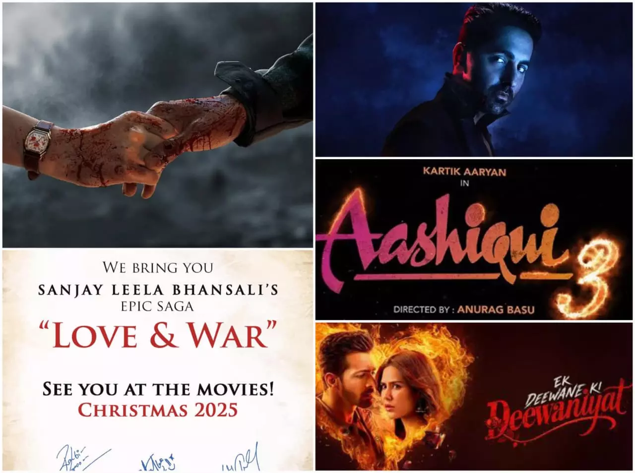 Bollywood Romance Returns with 5 Big Films