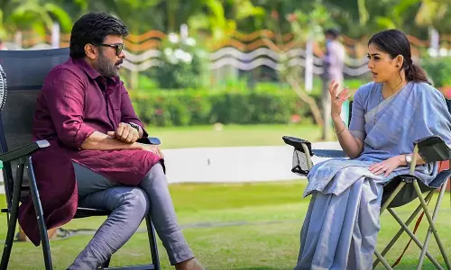 Chiranjeevi & Nayanthara To Match Dance Steps Chiranjeevi & Nayanthara To Match Dance Steps