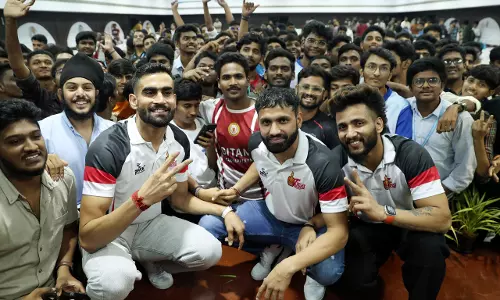 Telugu Titans Bring Pro Kabaddi League Excitement to GITAM University