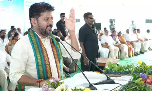 Revanth Lays Foundation for Godavari Water Project, Counters Opposition Claims
