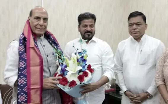 Revanth Reddy Seeks 98.20 Acres Defence Land for Gandhi Sarovar Project