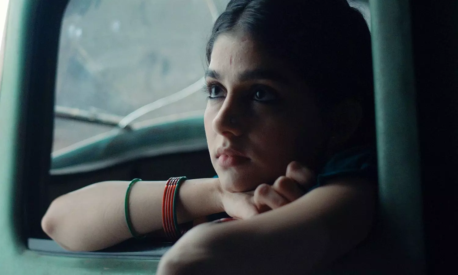 Anaswara Rajans Look Shared By Swapna Cinemas