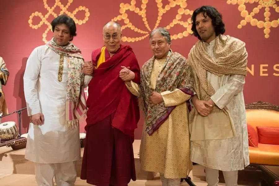 Dalai Lama, Amjad Ali Khan & Sons Collaborate On Album ‘Meditations’